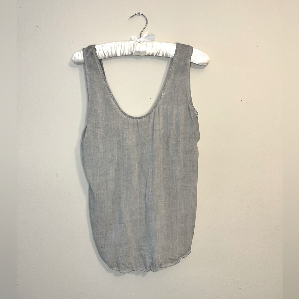 || ZARA SLEEVELESS BLOUSE || BACK TIE || CASUAL || NWOT ||